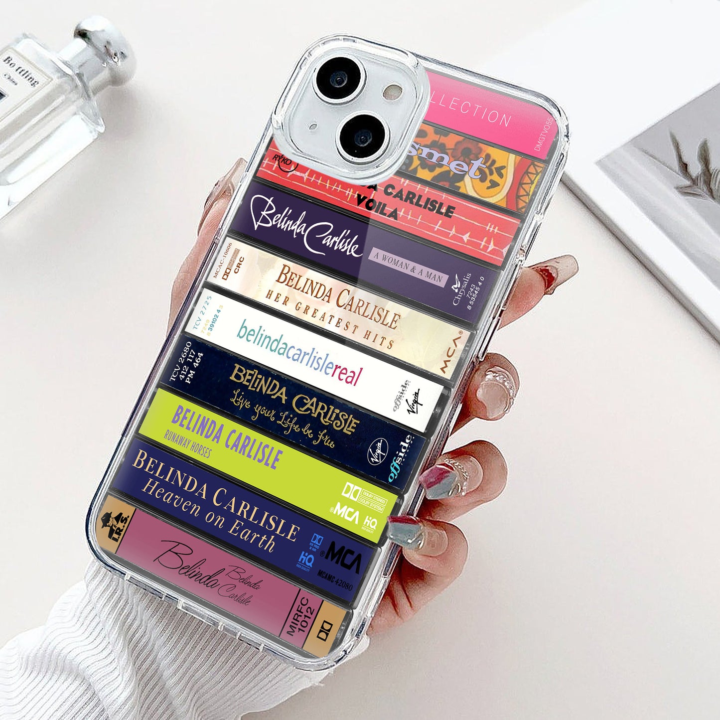 Belinda Carlisle Albums Cassette Collection Retro Phone Case