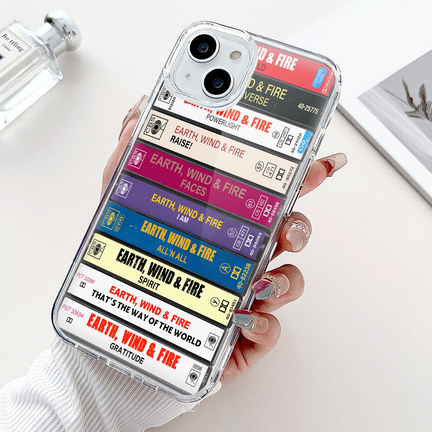 Earth, Wind and Fire Albums Cassette Collection Retro Phone Case