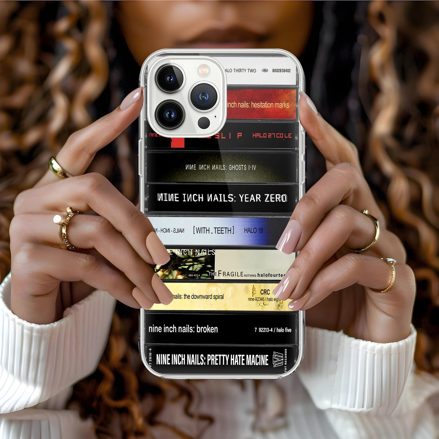 Nine Inch Nails Albums Cassette Collection Retro Phone Case