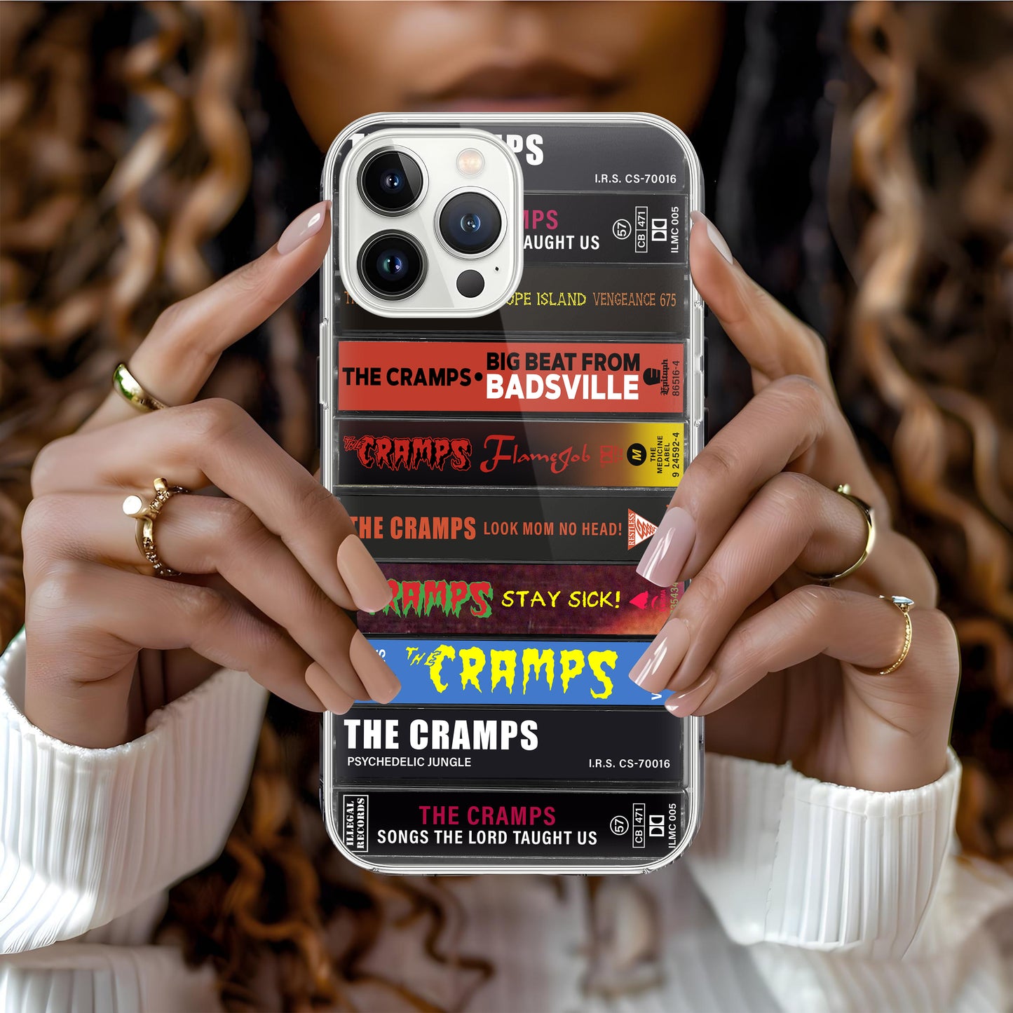 The Cramps Albums Cassette Collection Retro Phone Case