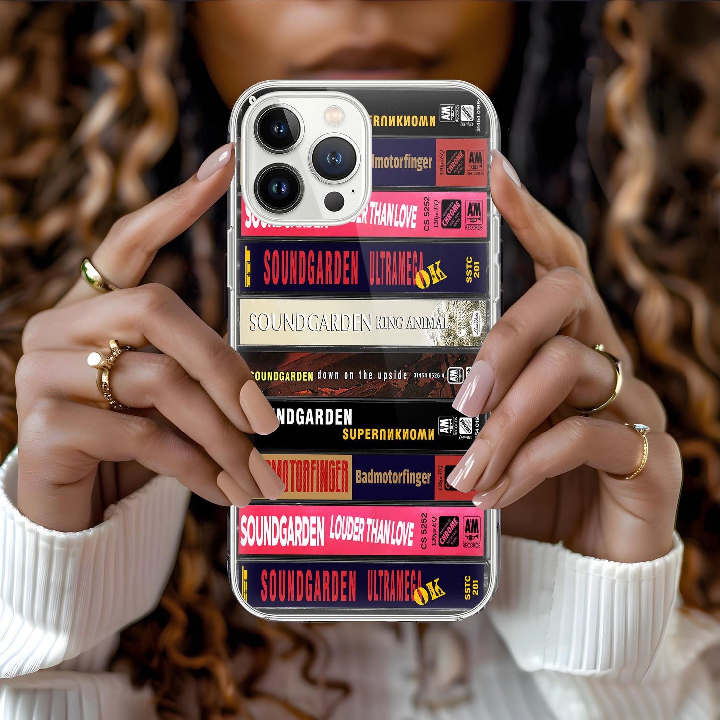 Soundgarden Albums Cassette Collection Retro Phone Case