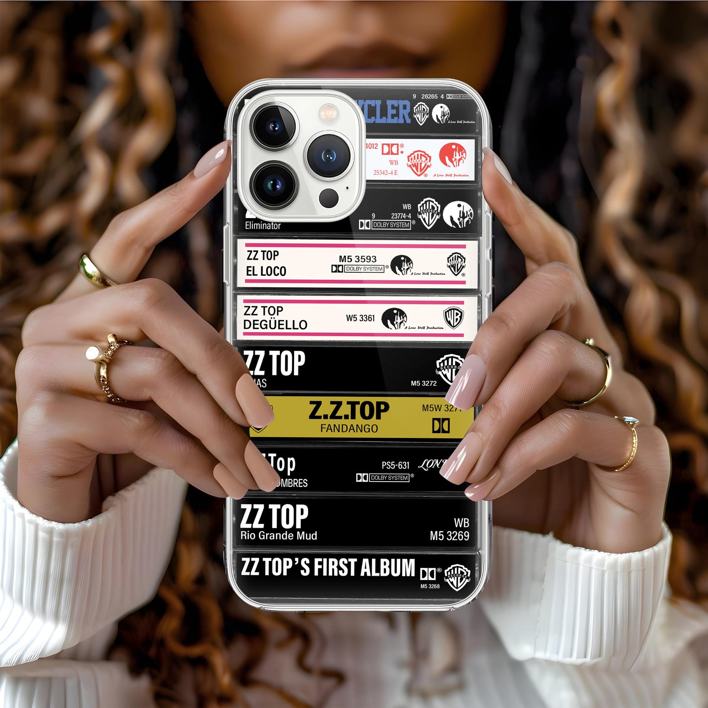 ZZ Top Albums Cassette Collection Retro Phone Case