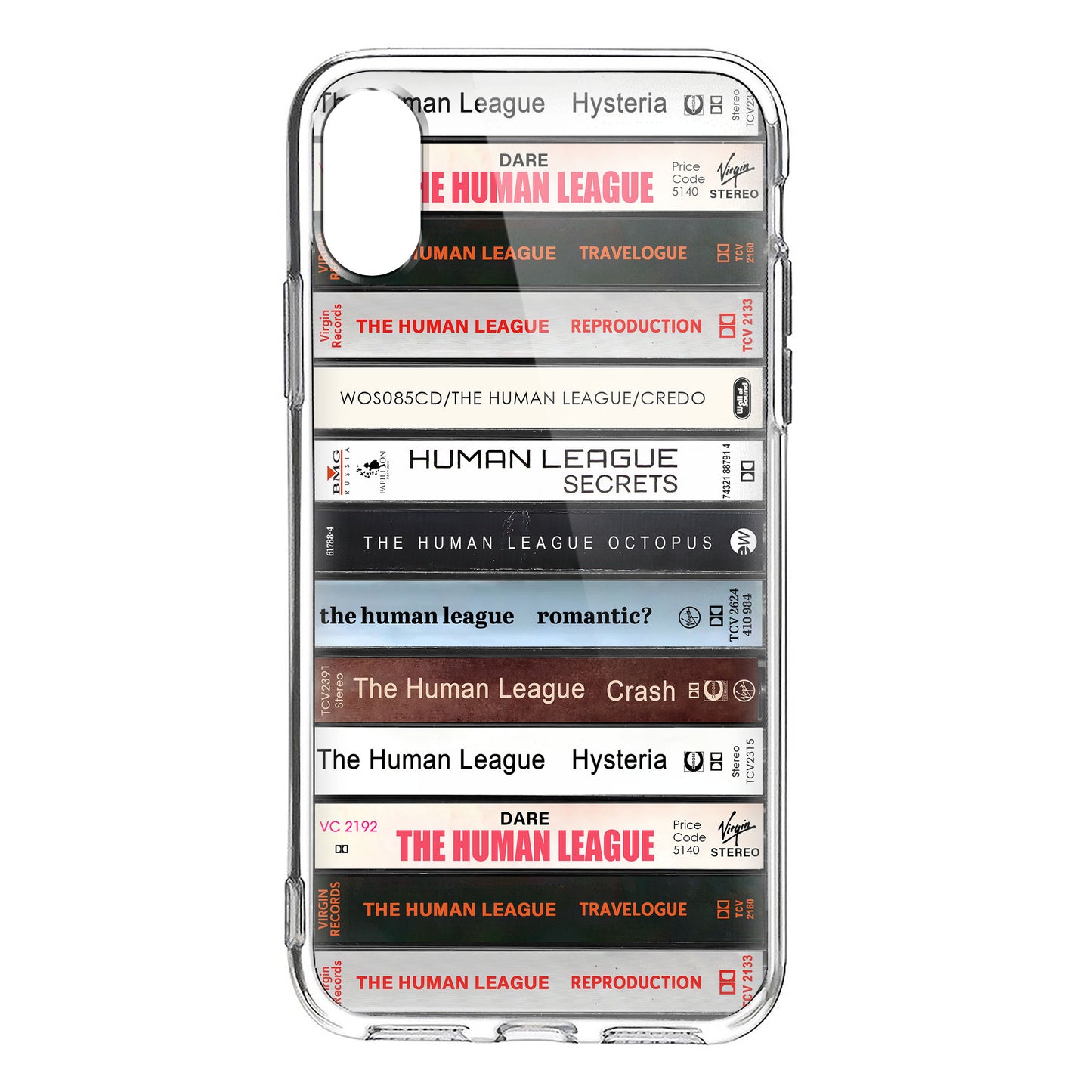 The Human League Albums Cassette Collection Retro Phone Case