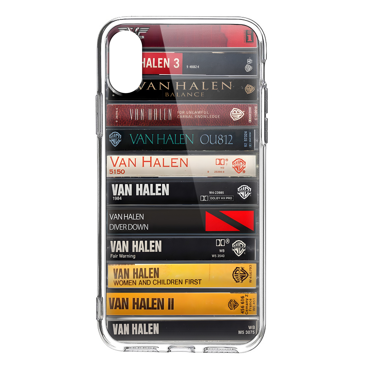 Van Halen Albums Cassette Collection Retro MagSafe Phone Case