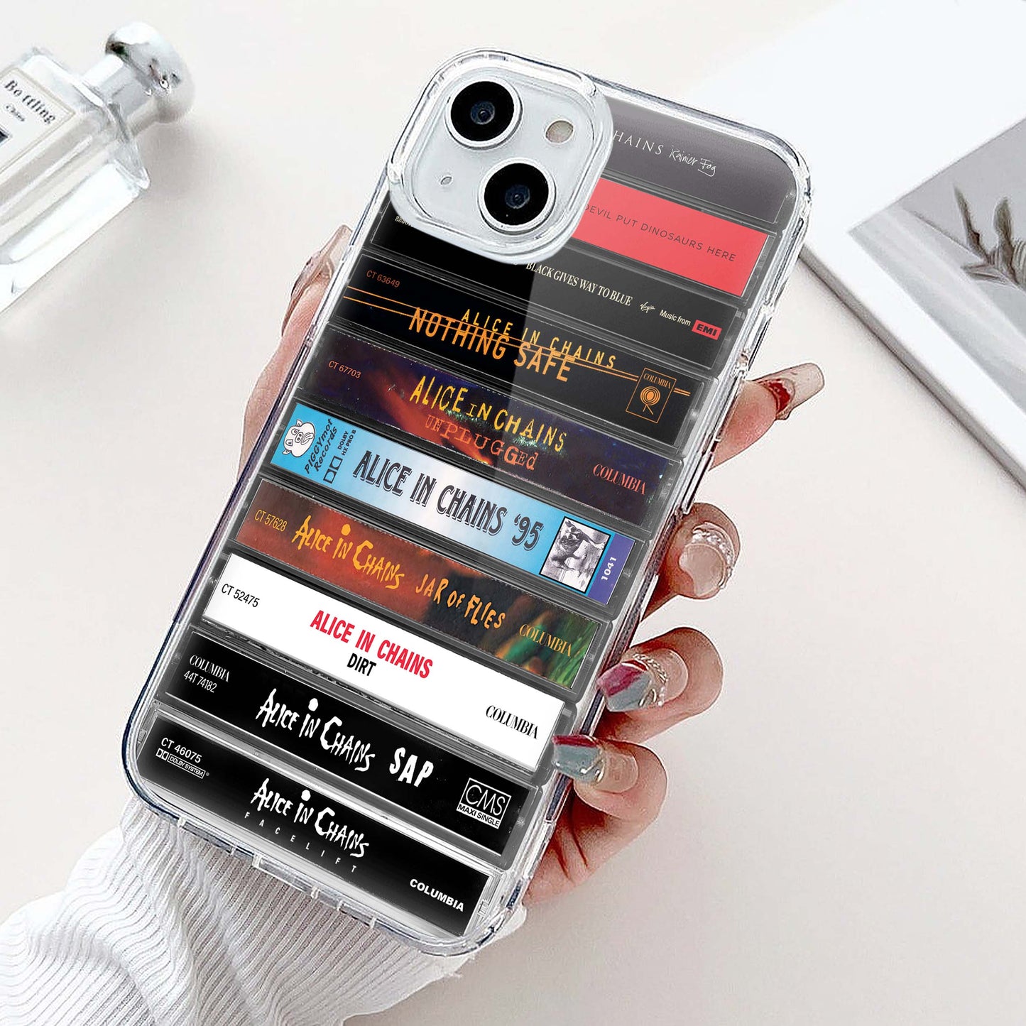 Alice In Chains Albums Cassette Collection Retro Phone Case