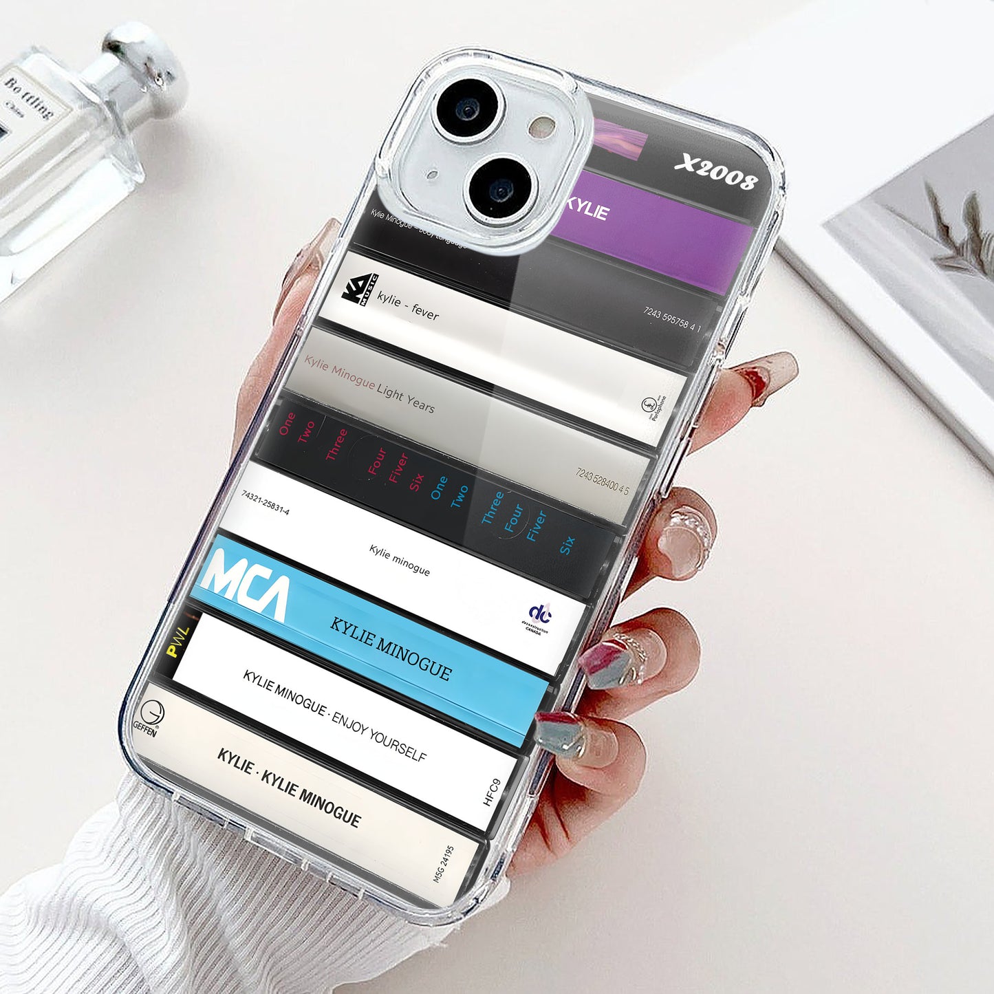 Kylie Minogue Albums Cassette Collection Retro Phone Case