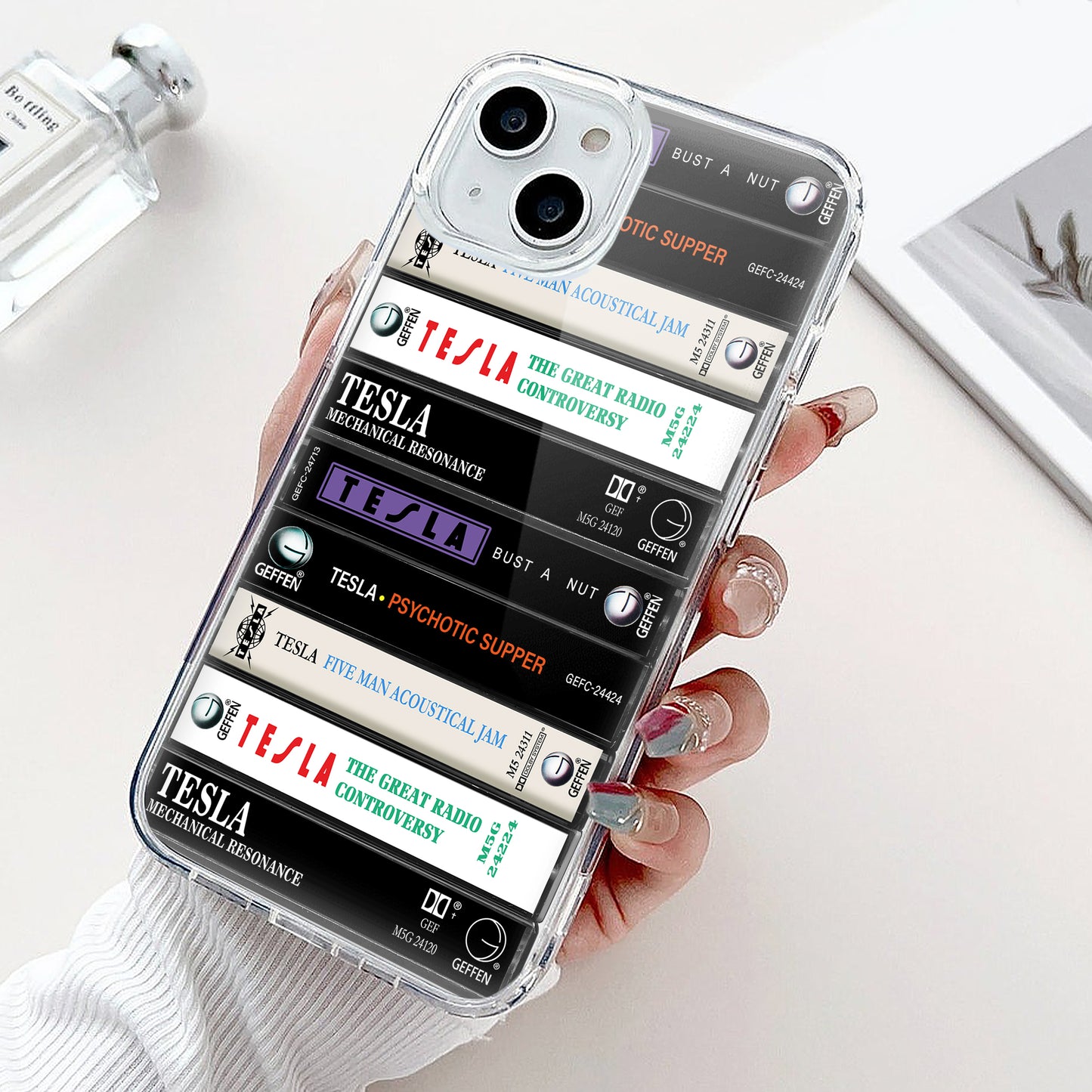 Tesla Albums Cassette Collection Retro Phone Case