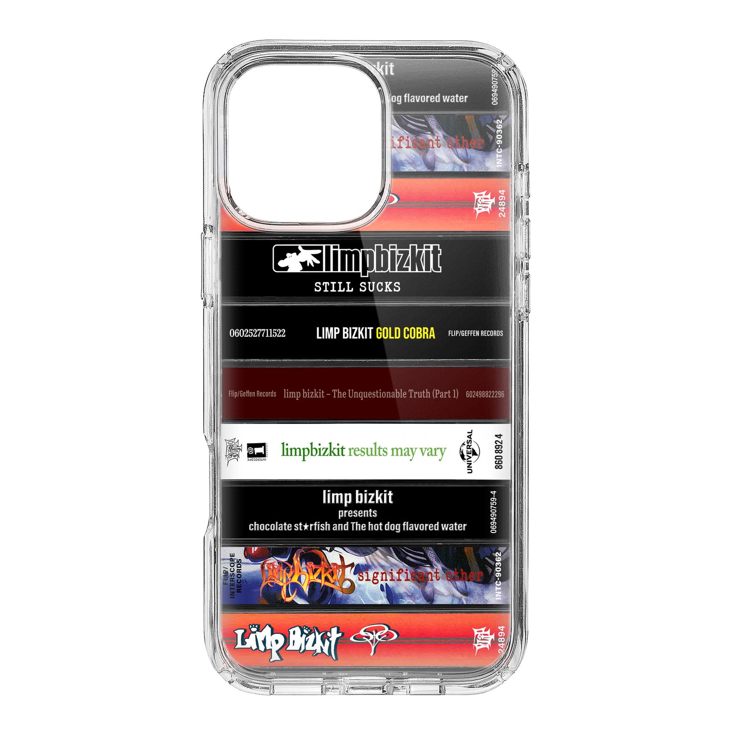 Limp Bizkit Albums Cassette Collection Retro Phone Case