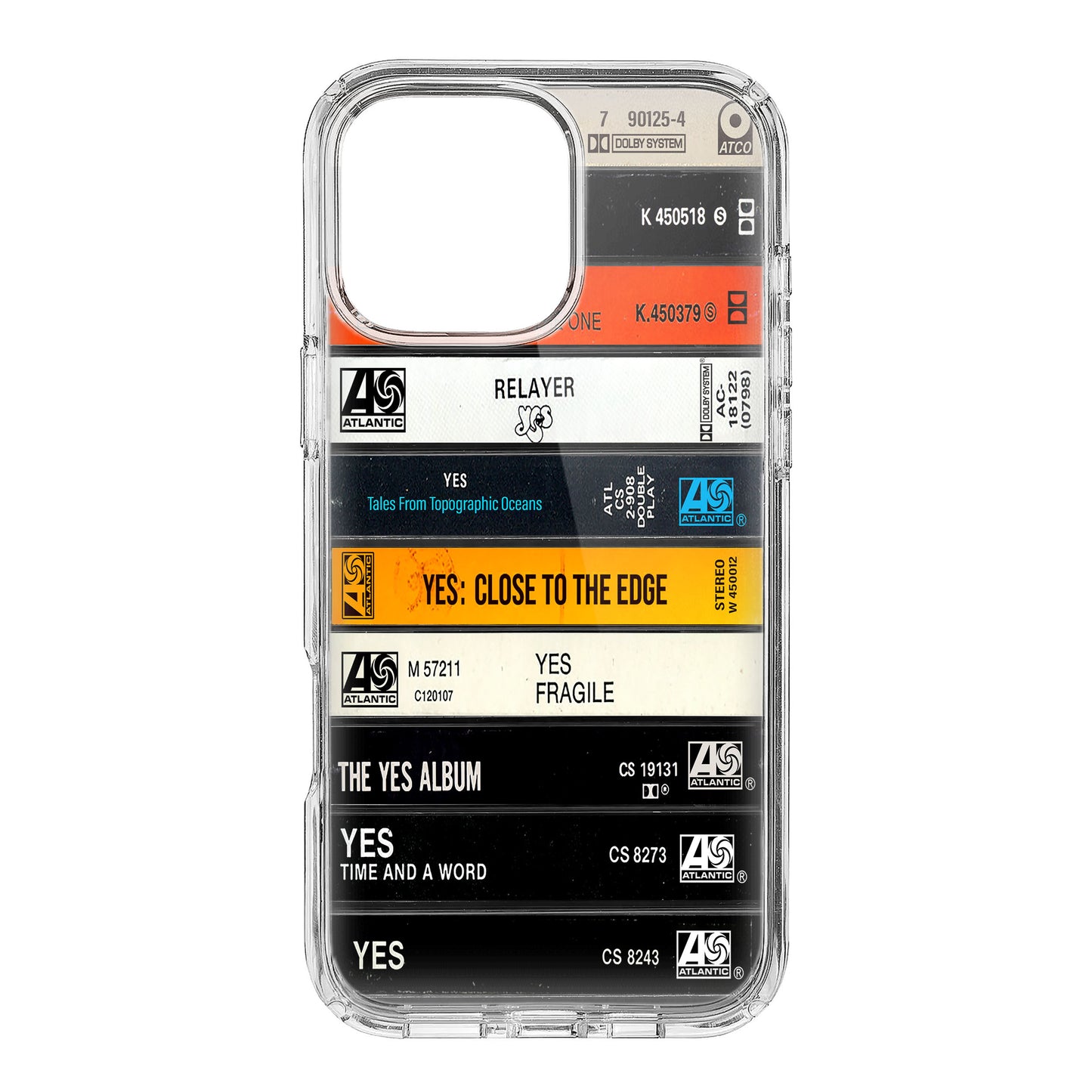YES Albums Cassette Collection Retro Phone Case