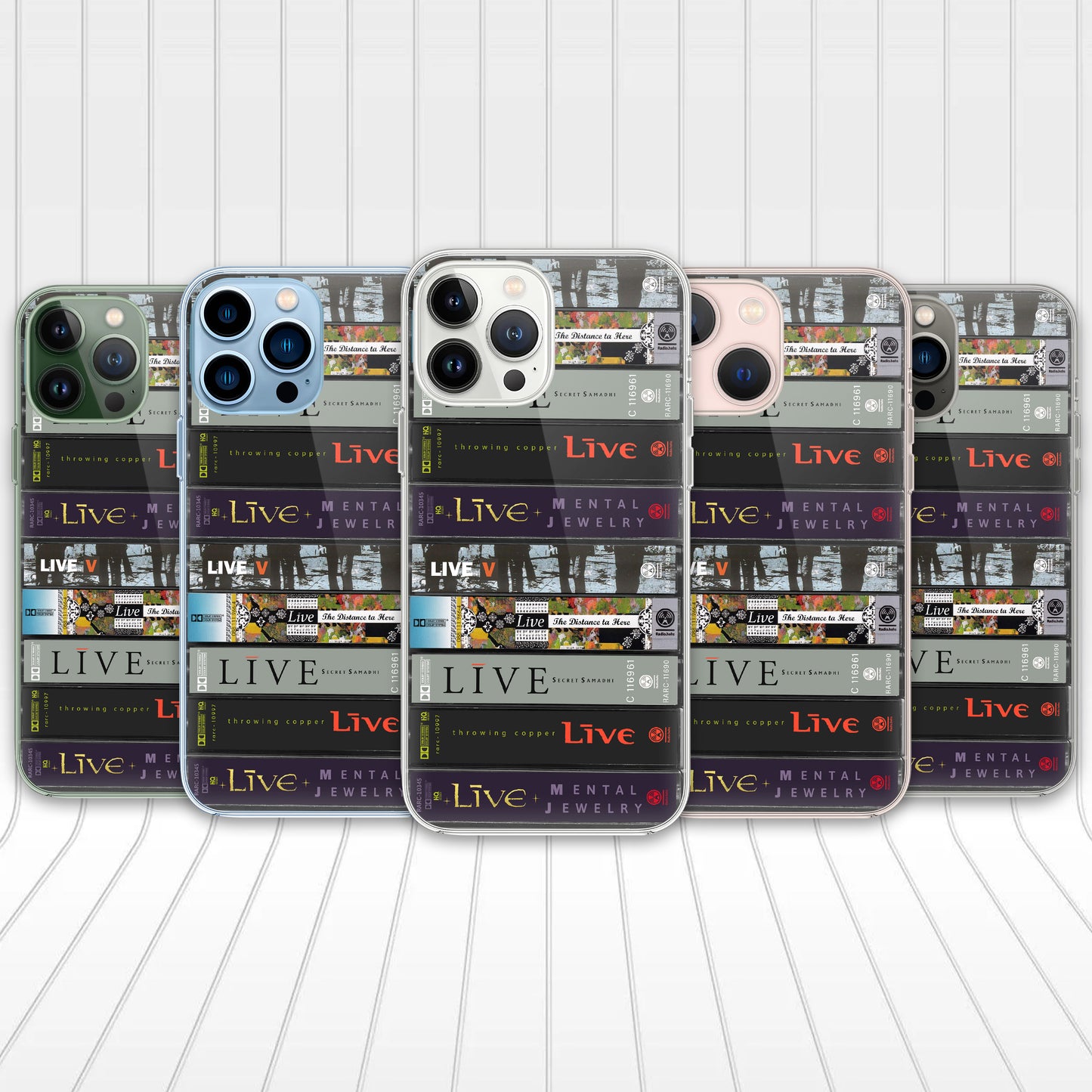 Live Albums Cassette Collection Retro Phone Case