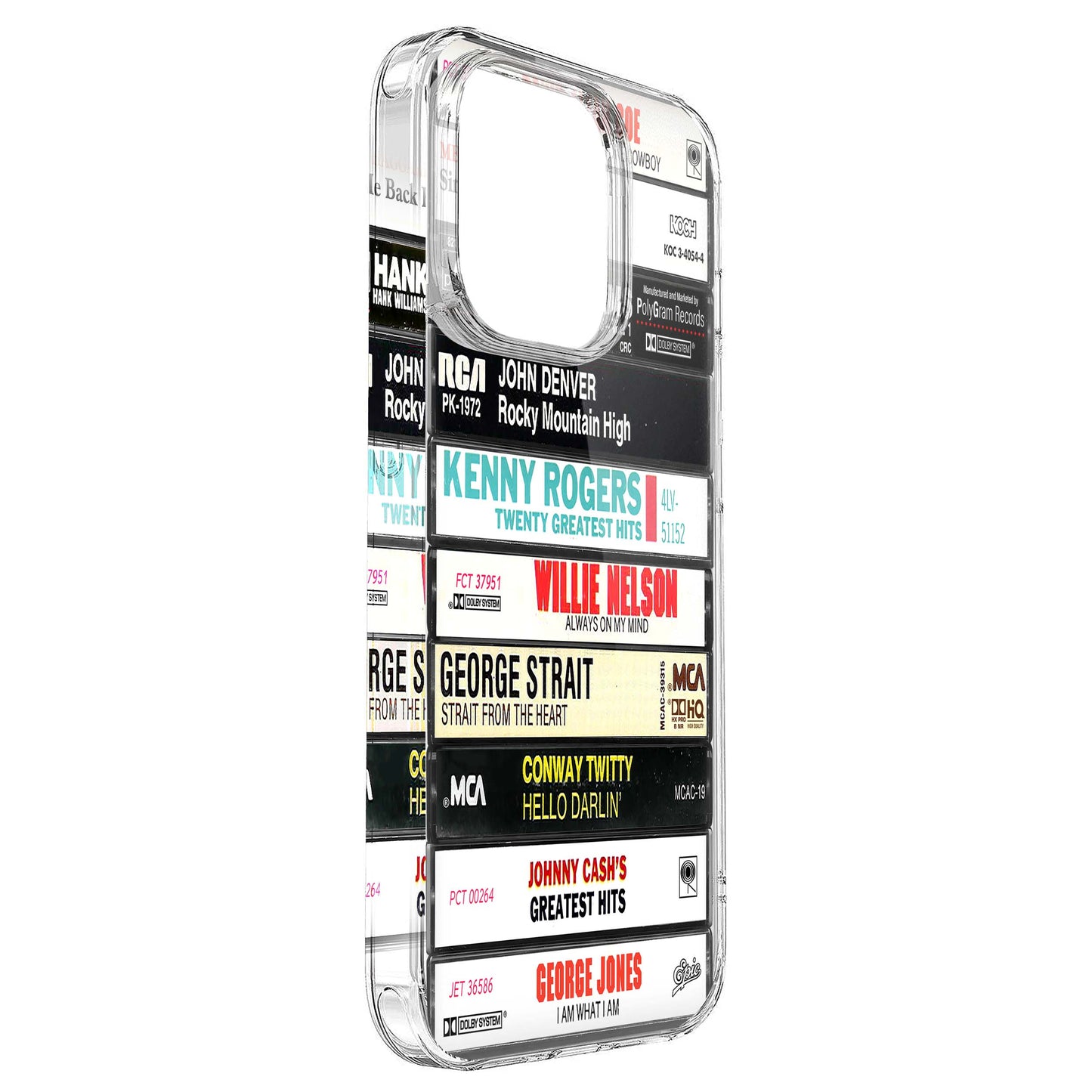 Classic Country Music Albums Cassette Collection Retro MagSafe Phone Case
