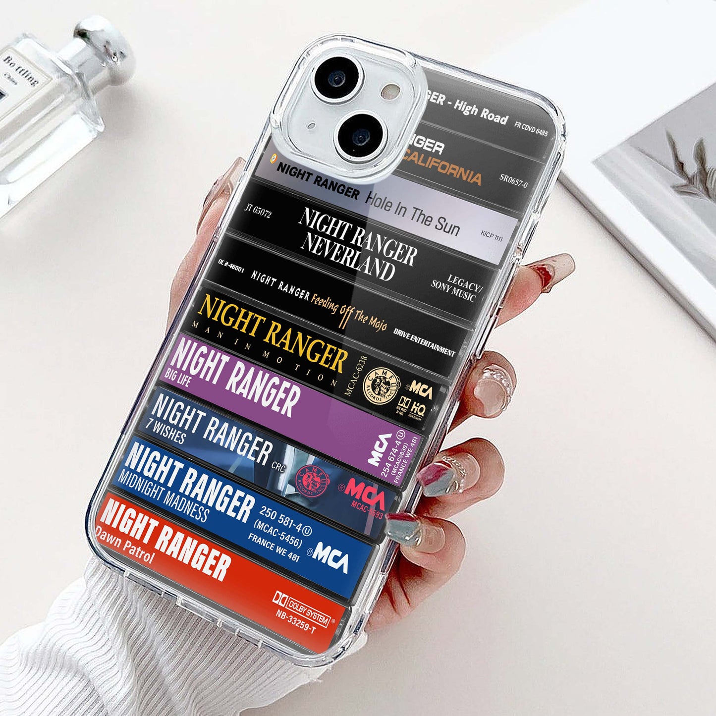 Night Ranger Albums Cassette Collection Retro Phone Case