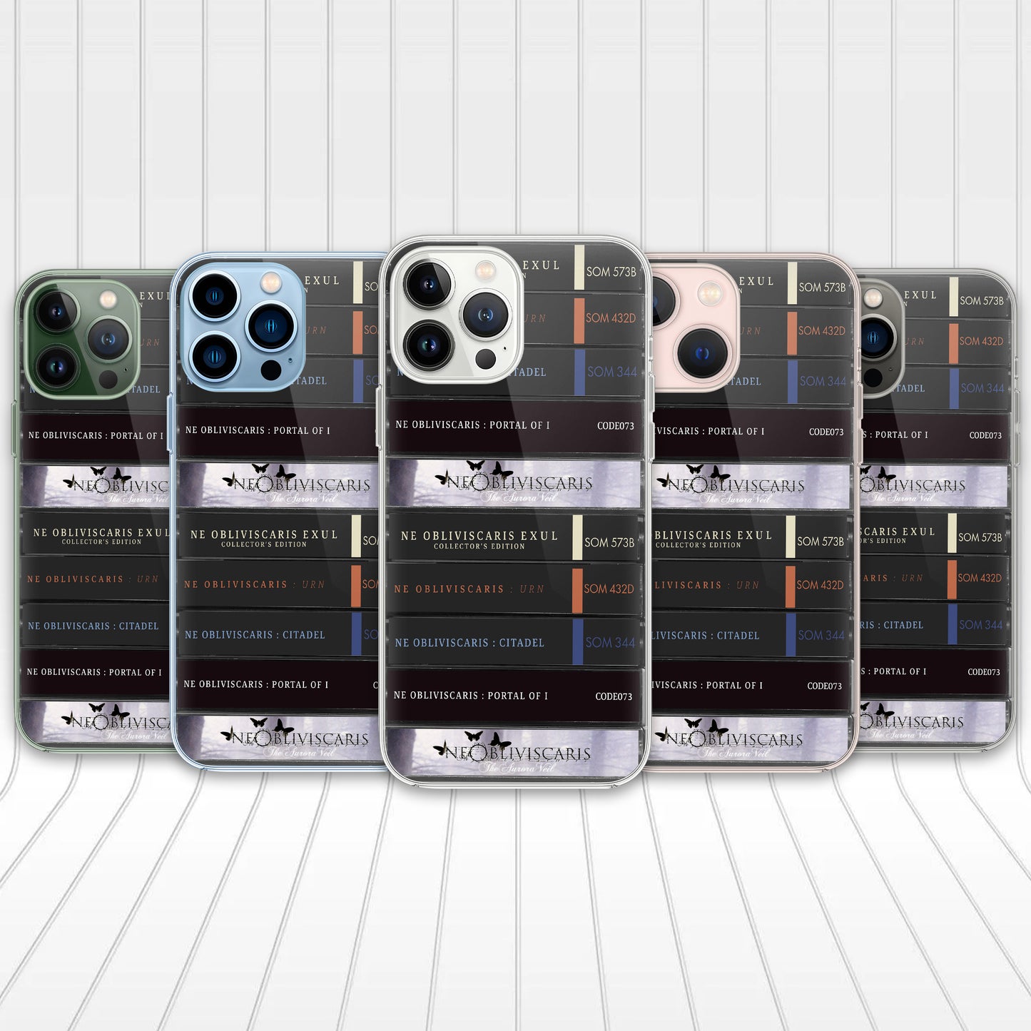 Ne Obliviscaris Albums Cassette Collection Retro Phone Case