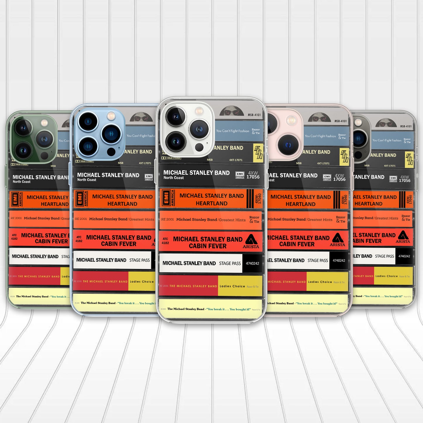 Michael Stanley Band Albums Cassette Collection Retro Phone Case