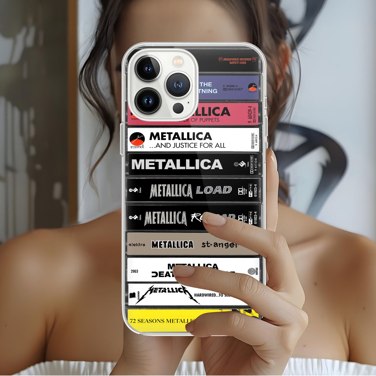 Metallica 11 Albums Cassette Collection Retro MagSafe Phone Case