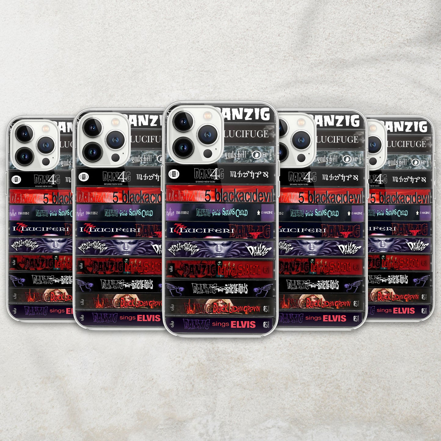 Danzig Albums Cassette Collection Retro Phone Case