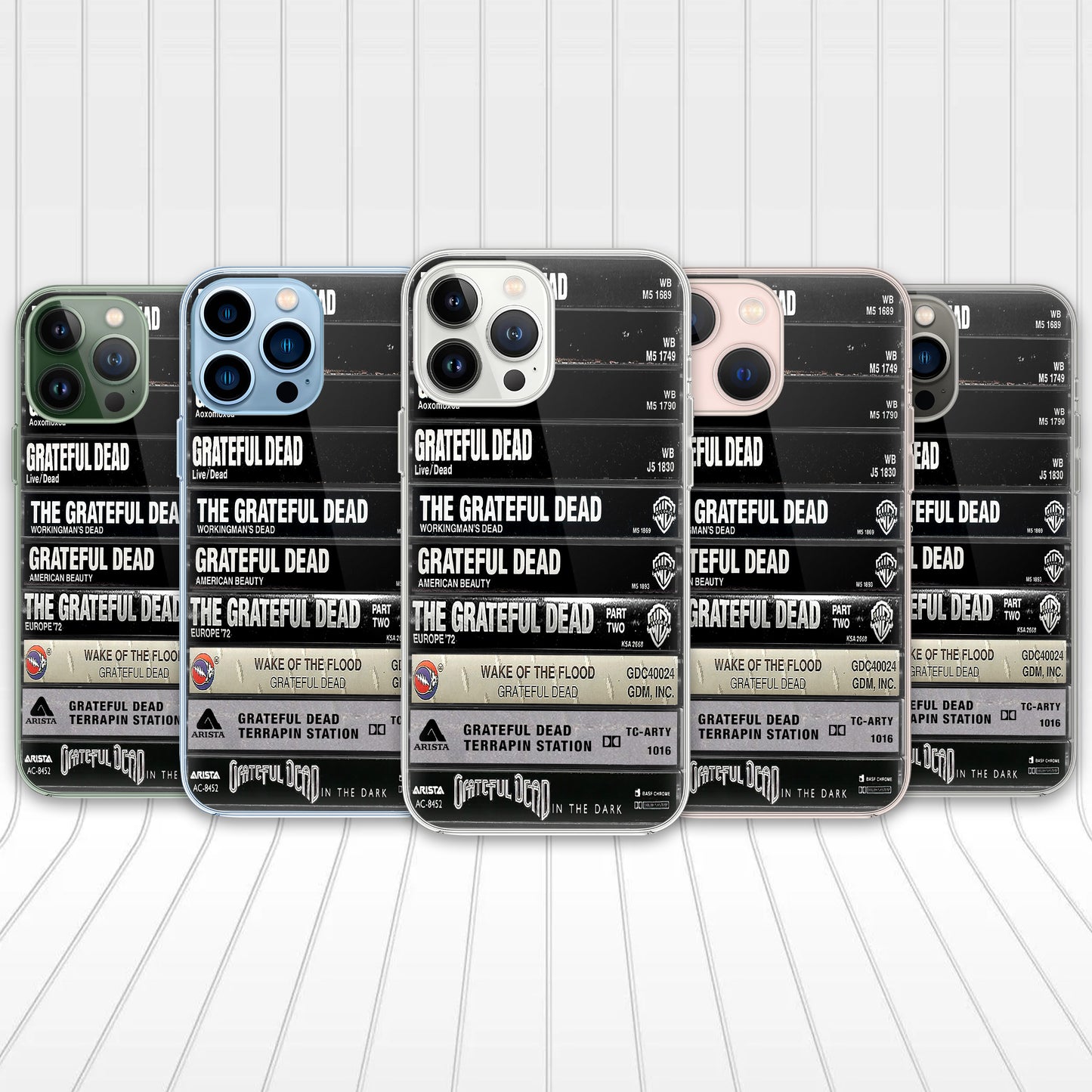 Grateful Dead Albums Cassette Collection Retro Phone Case