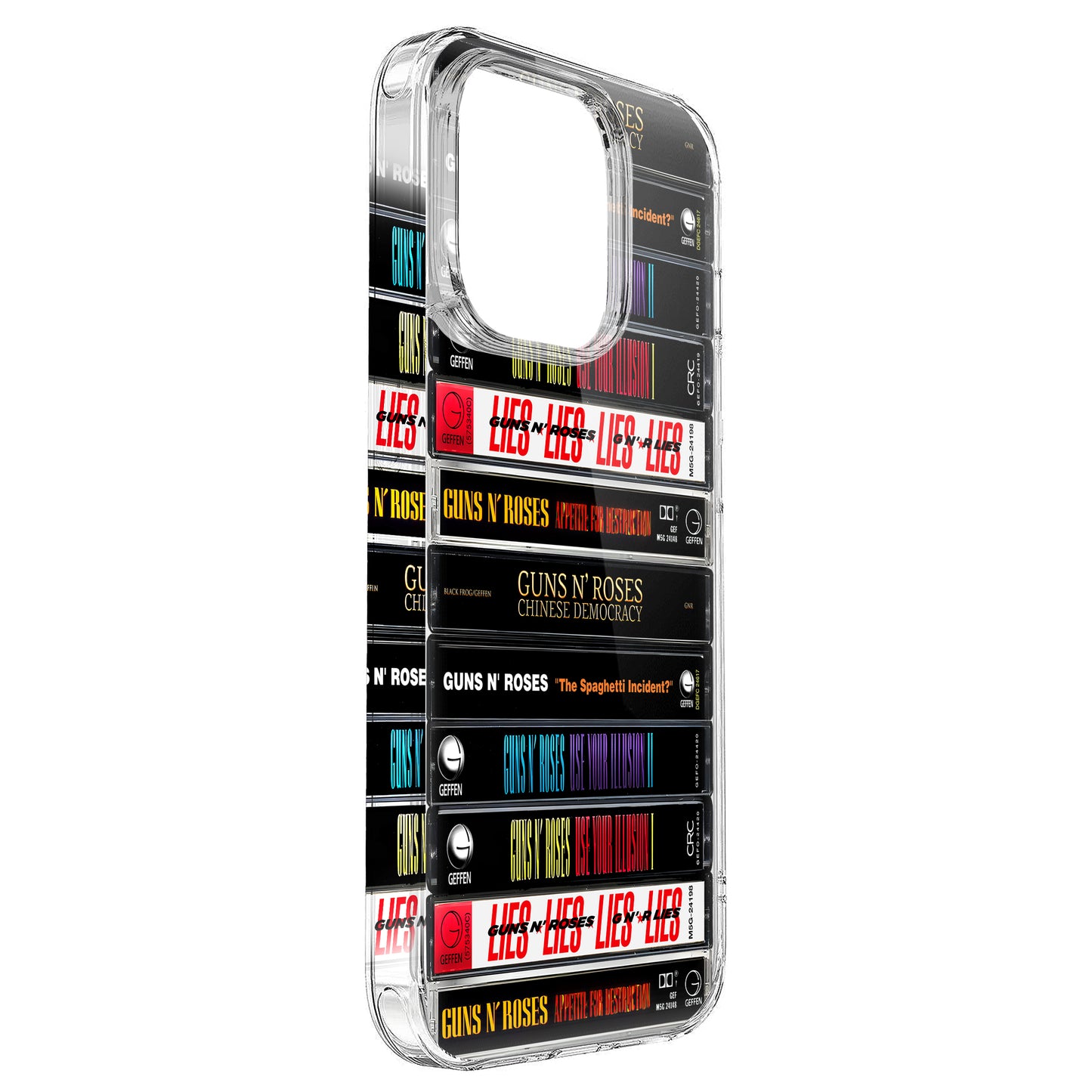 Guns N' Roses Albums Cassette Collection Retro Accent Phone Case