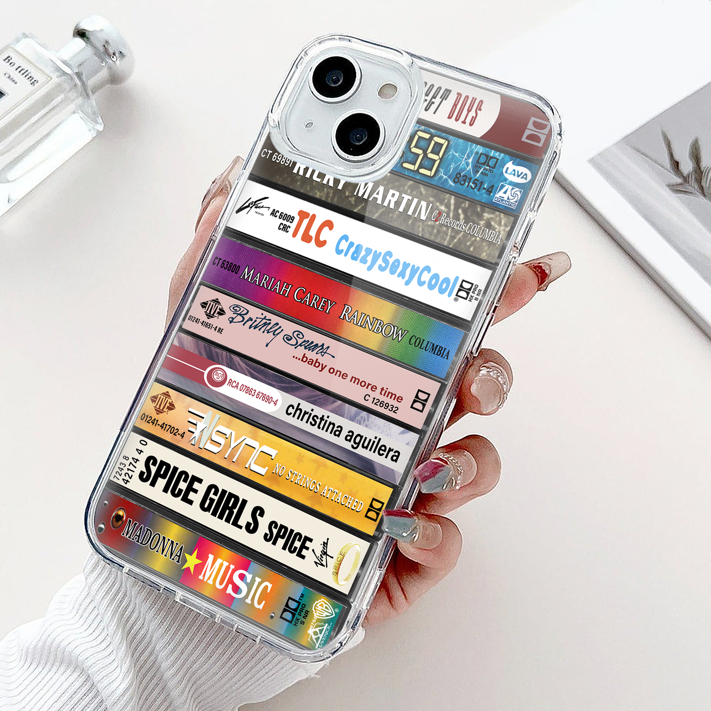 Classic 90s Pop Albums Cassette Collection Retro Phone Case