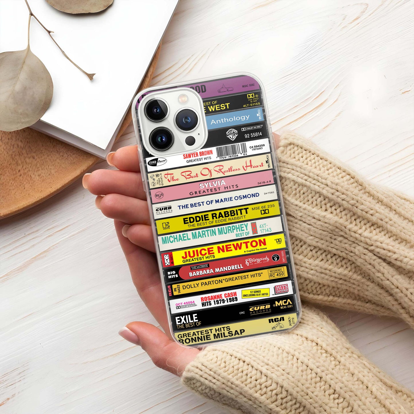 80s Country Albums Cassette Collection Retro MagSafe Phone Case