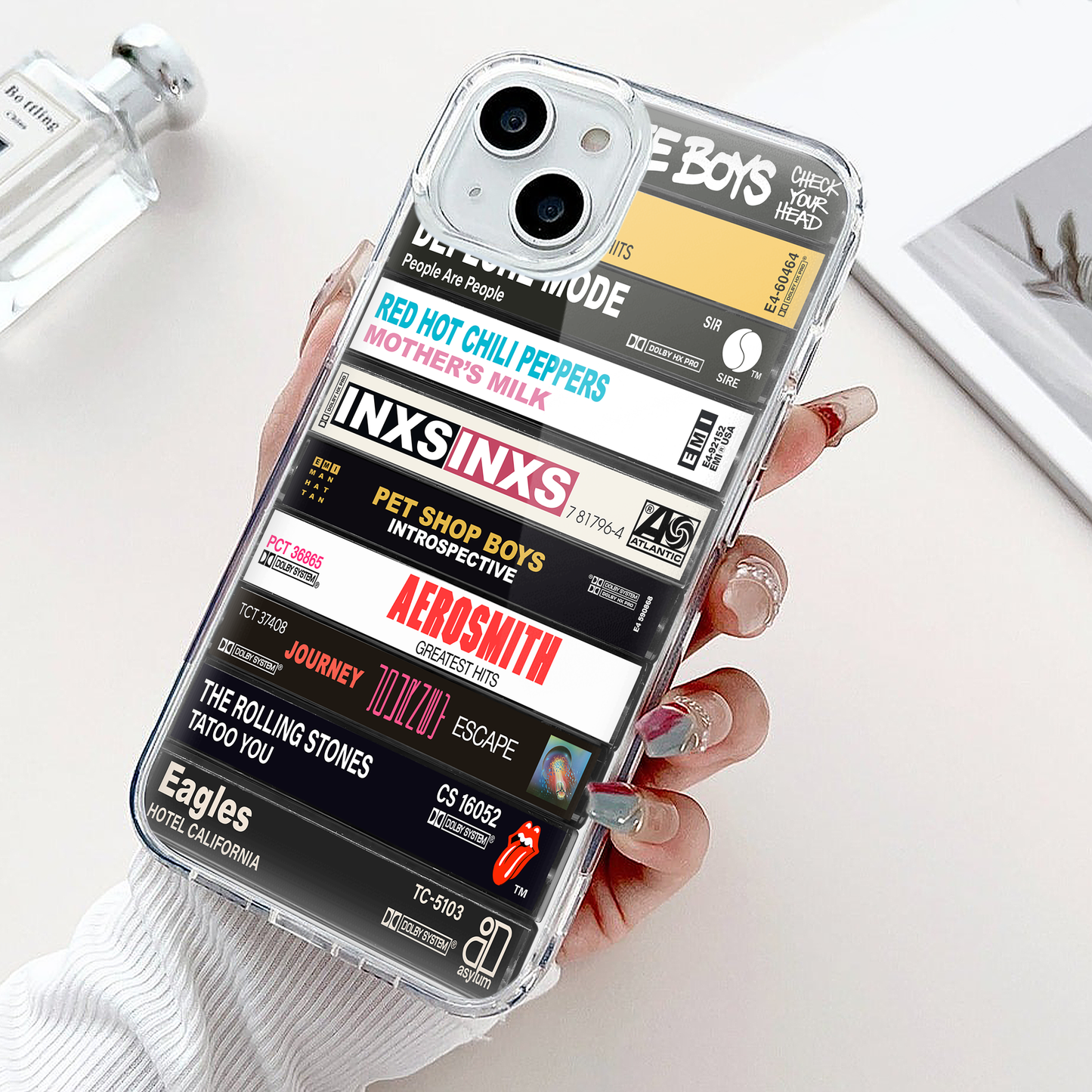 80's Rock Albums Cassette Collection Retro Phone Case