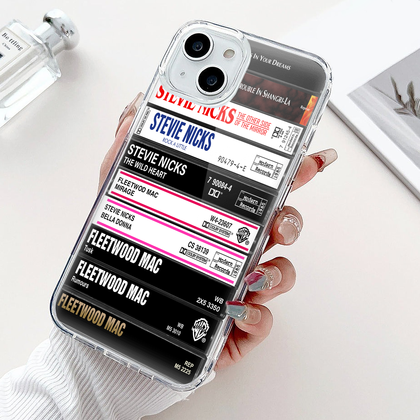 Stevie Nicks Albums Cassette Collection Retro Phone Case