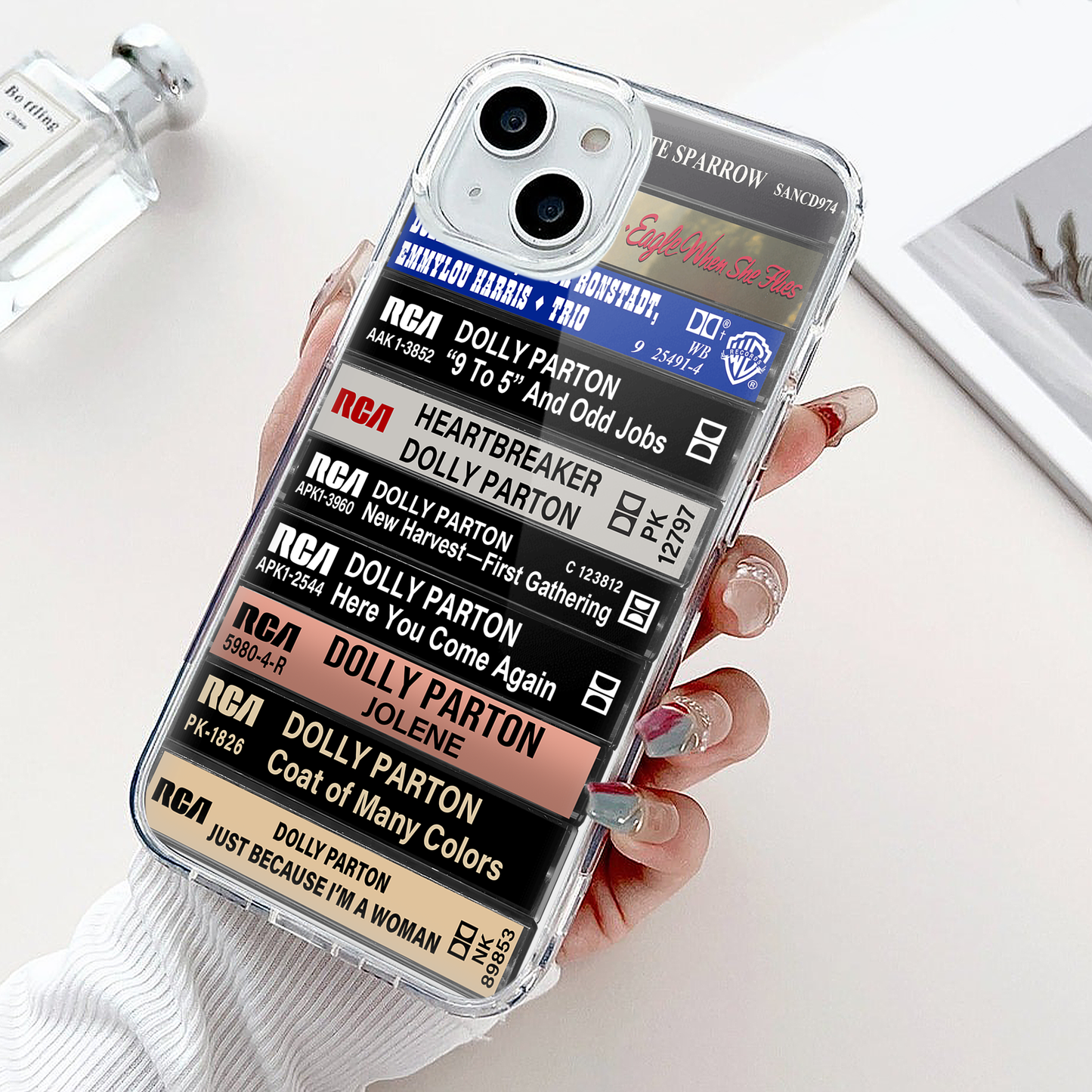 Dolly Parton Albums Cassette Collection Retro Phone Case