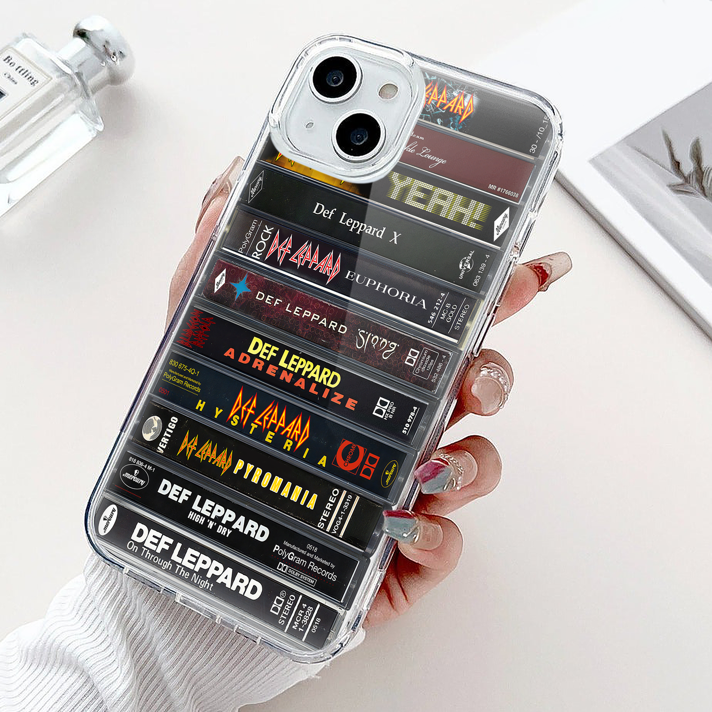 Def Leppard Albums Cassette Collection Retro MagSafe Phone Case