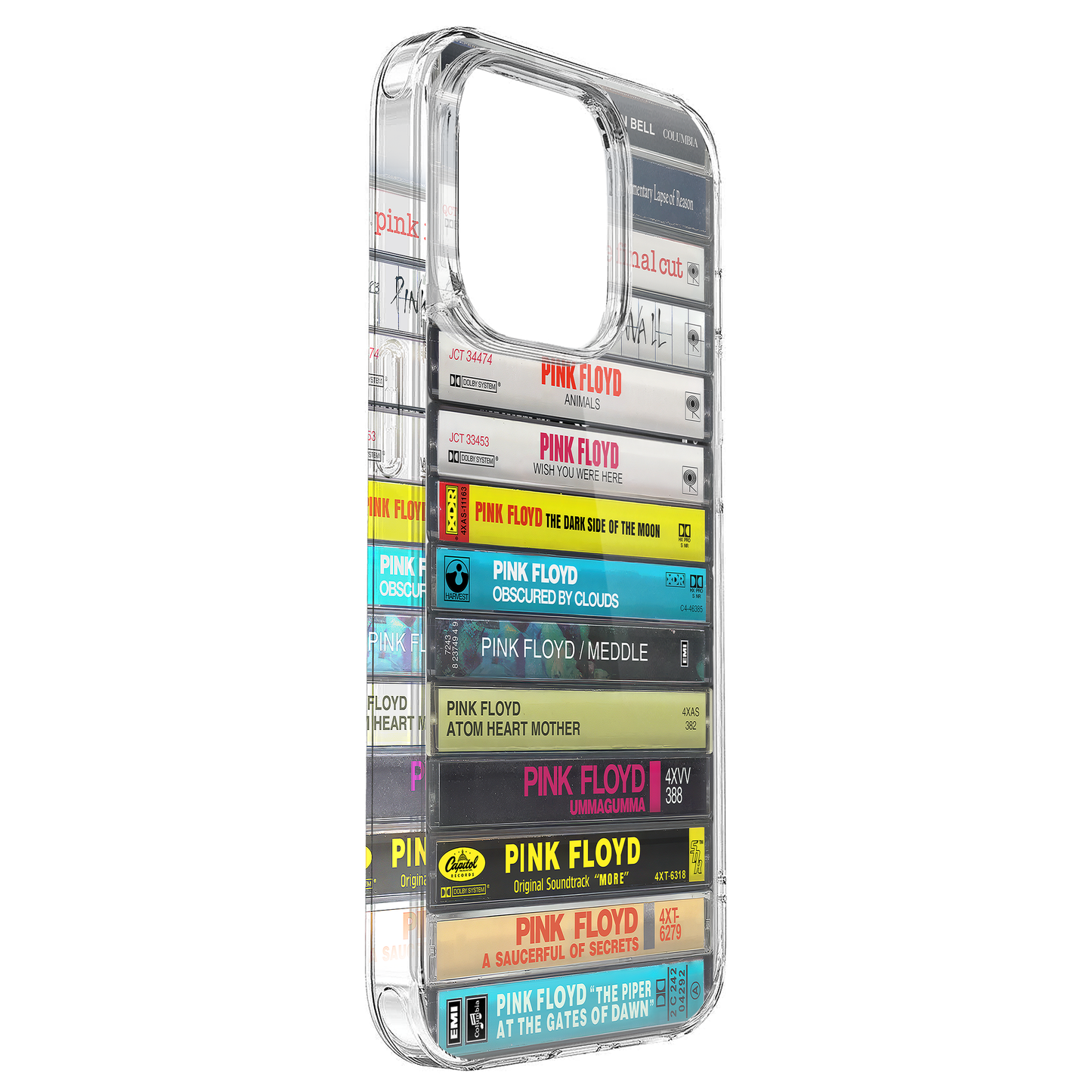 Pink Floyd Albums Cassette Collection Retro MagSafe Phone Case