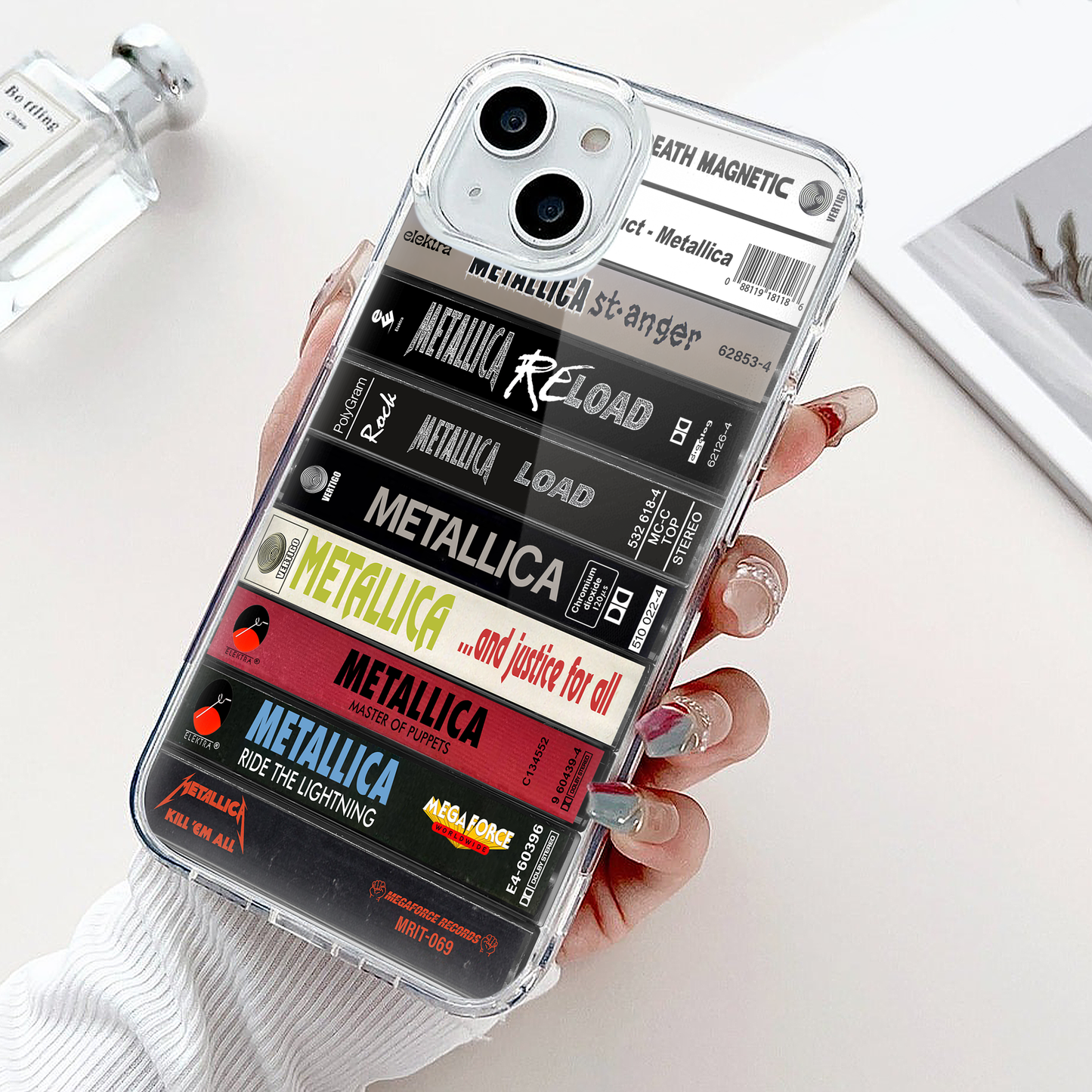 Metallica Albums Cassette Collection Retro MagSafe Phone Case