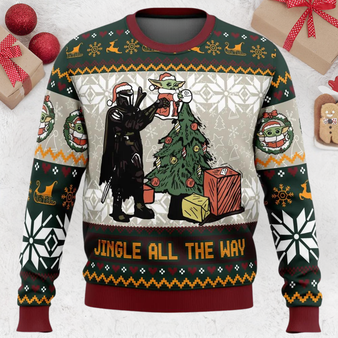 Jingle All The Way Star Wars Christmas Ugly Sweater – MTervoDesign