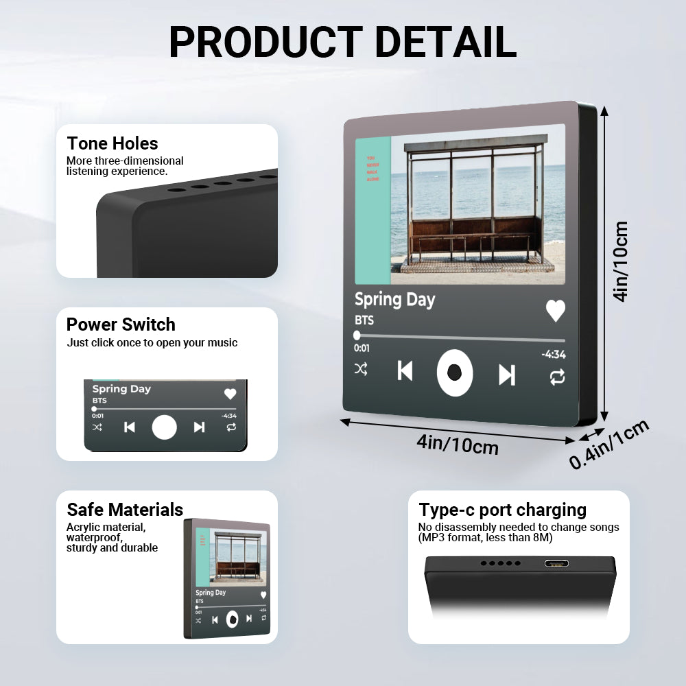 BTS- Spring Day Music Box Fridge Magnet