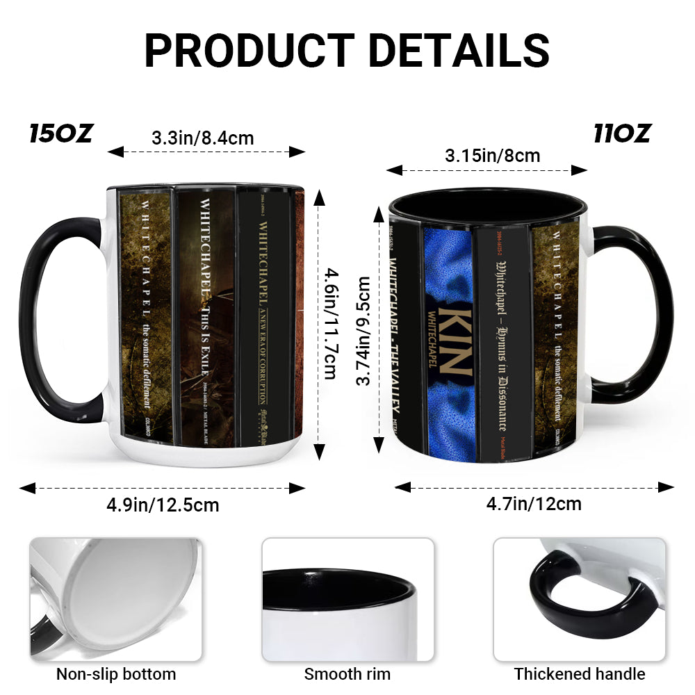 Whitechapel Albums Cassette Collection Retro Accent Mug