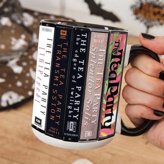 The Tea Party Albums Cassette Collection Retro Accent Mug