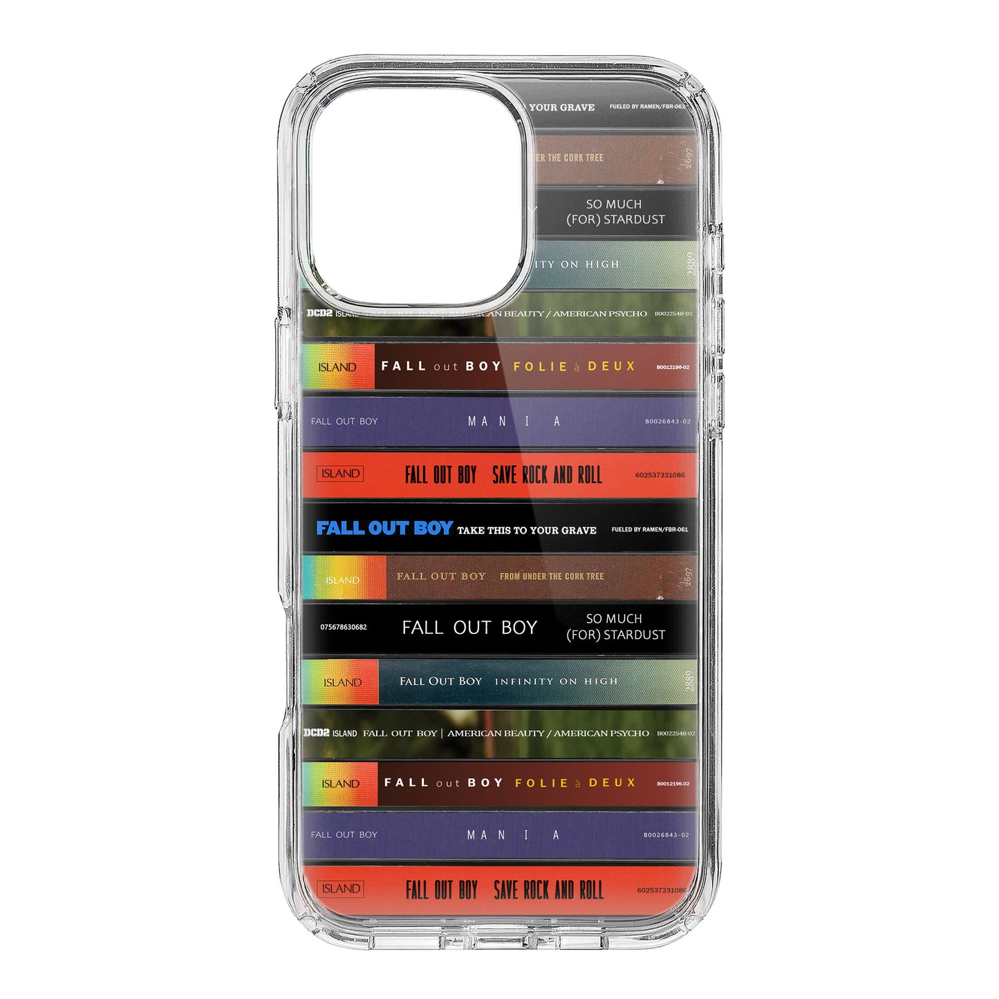 Fall Out Boy Albums Cassette Collection Retro Phone Case