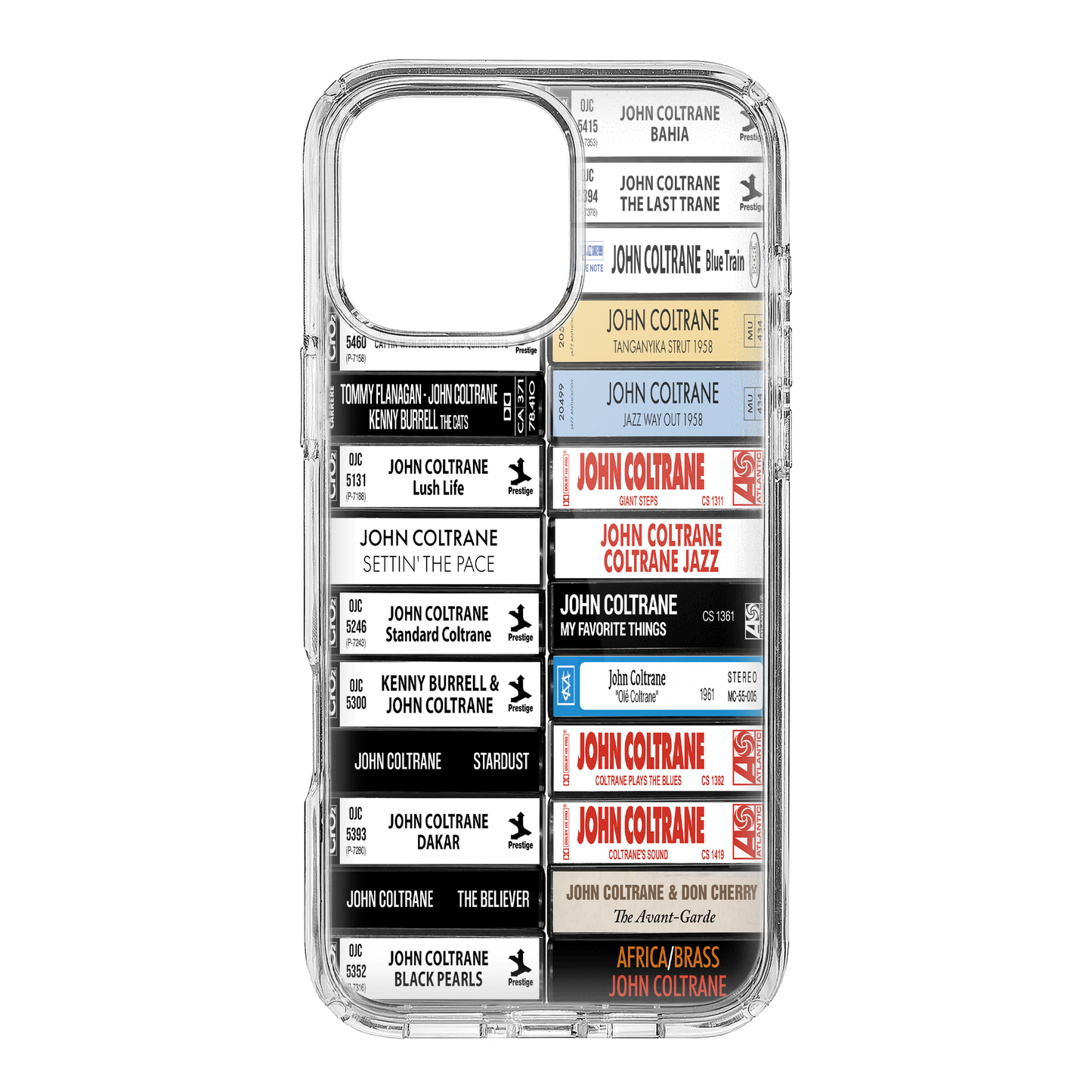 John Coltrane Albums Cassette Collection Retro Phone Case
