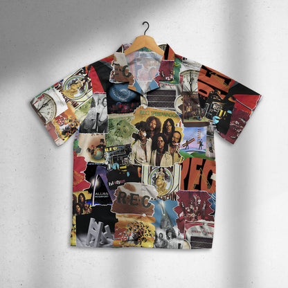 REO Speedwagon Albums Covers Collage Unisex Hawaiian Shirt