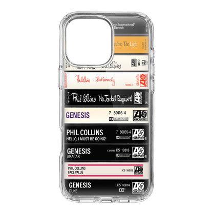 Phil Collins Albums Cassette Collection Retro Phone Case