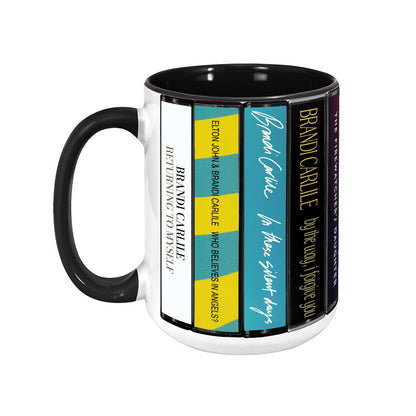 Brandi Carlile Albums Cassette Collection Retro Accent Mug