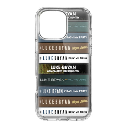Luke Bryan Albums Cassette Collection Retro Phone Case