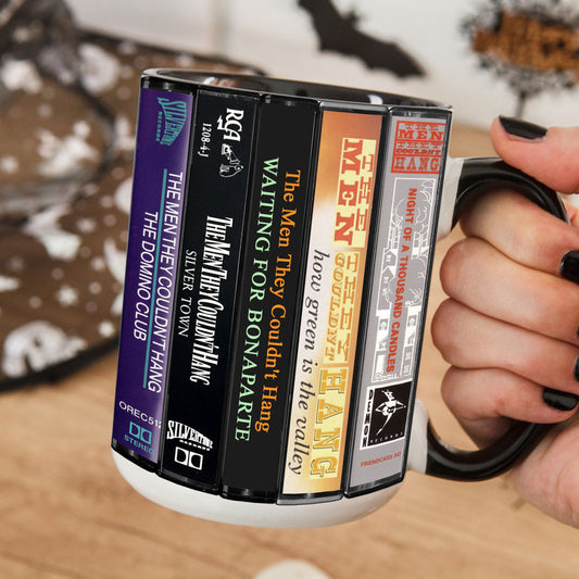 The Men They Couldn't Hang Albums Cassette Collection Retro Accent Mug