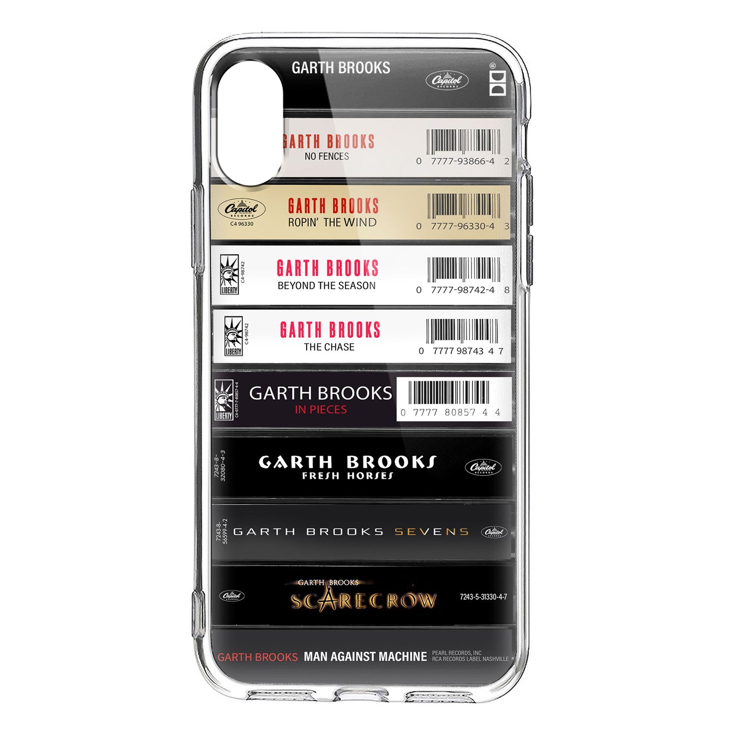 Garth Brooks Albums Cassette Collection Retro MagSafe Phone Case