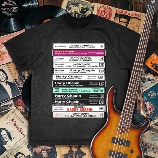 Harry Chapin Albums Cassette Retro Collection Premium Unisex T-Shirt