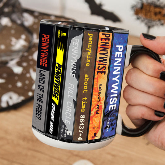 Pennywise Albums Cassette Collection Retro Accent Mug