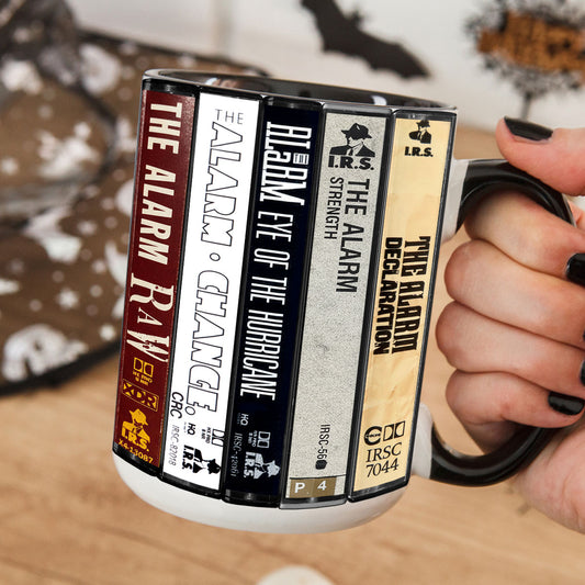 The Alarm Albums Cassette Collection Retro Accent Mug