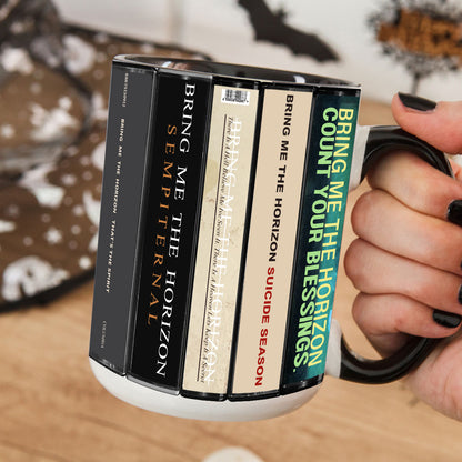 Bring Me the Horizon Albums Cassette Collection Retro Accent Mug