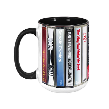 Michael Jackson Music Cassette Retro Collection Accent Mug