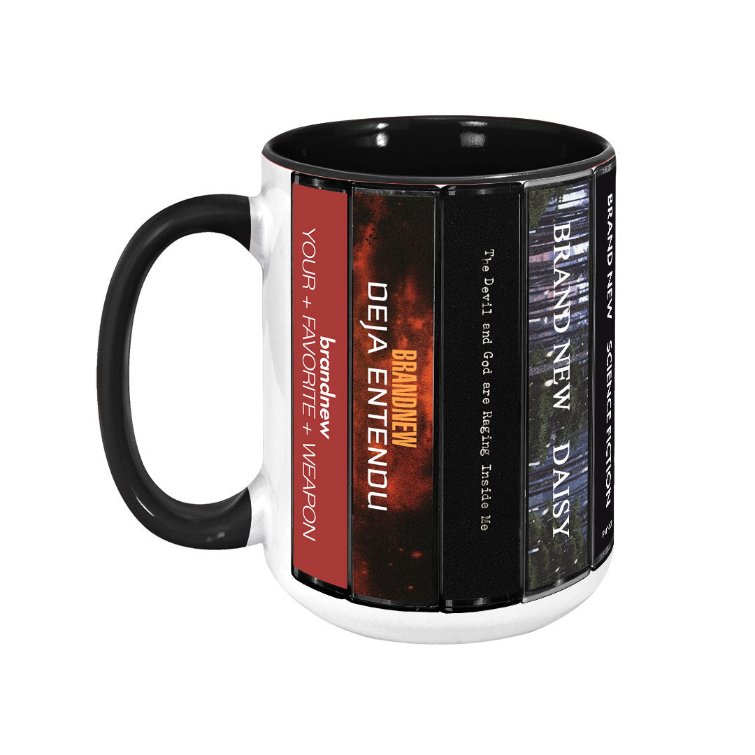 Brand New Albums Cassette Collection Retro Accent Mug