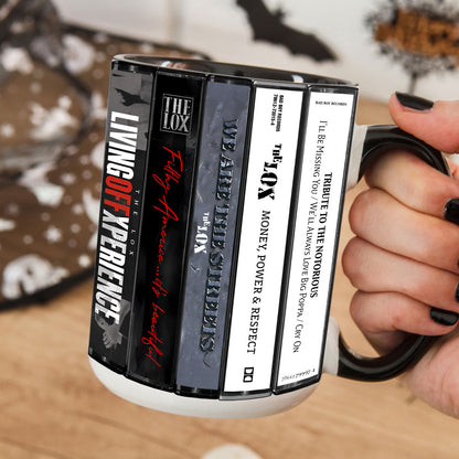 The Lox Albums Cassette Collection Retro Accent Mug
