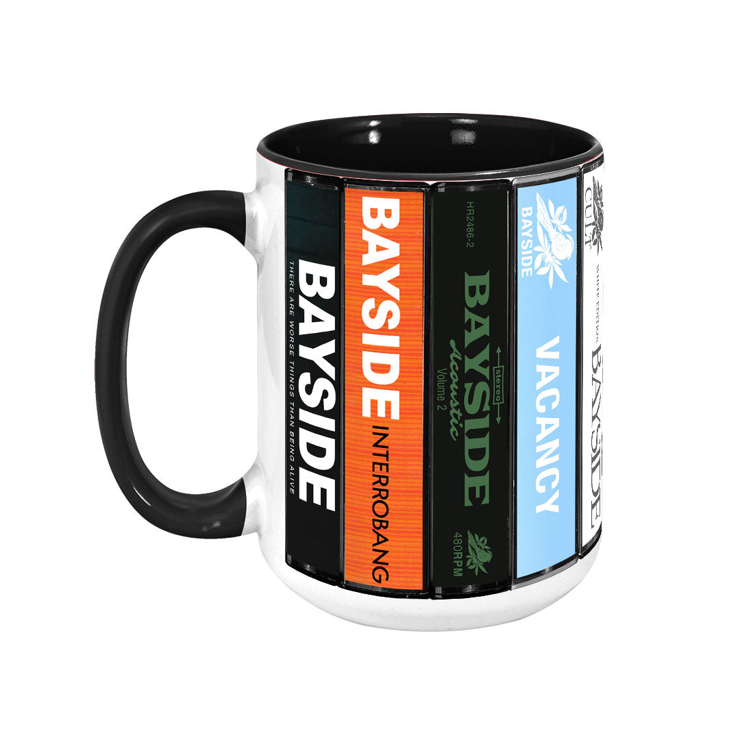 Bayside Albums Cassette Collection Retro Accent Mug